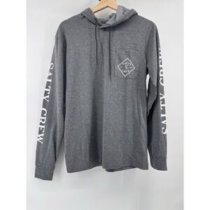 Salty Crew Tippet Pocket Hood Tech Tee Small